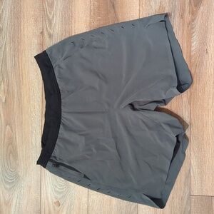 Ten Thousand Interval 7" Men's Shorts (With Liner) - M - Grey